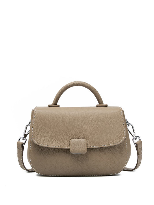 Gray Simple Small Shoulder Bag