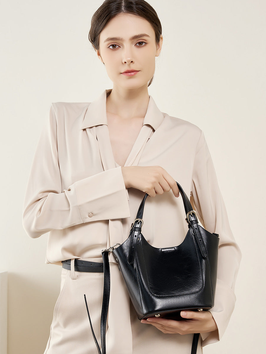 Classic Commuter Bucket Bag