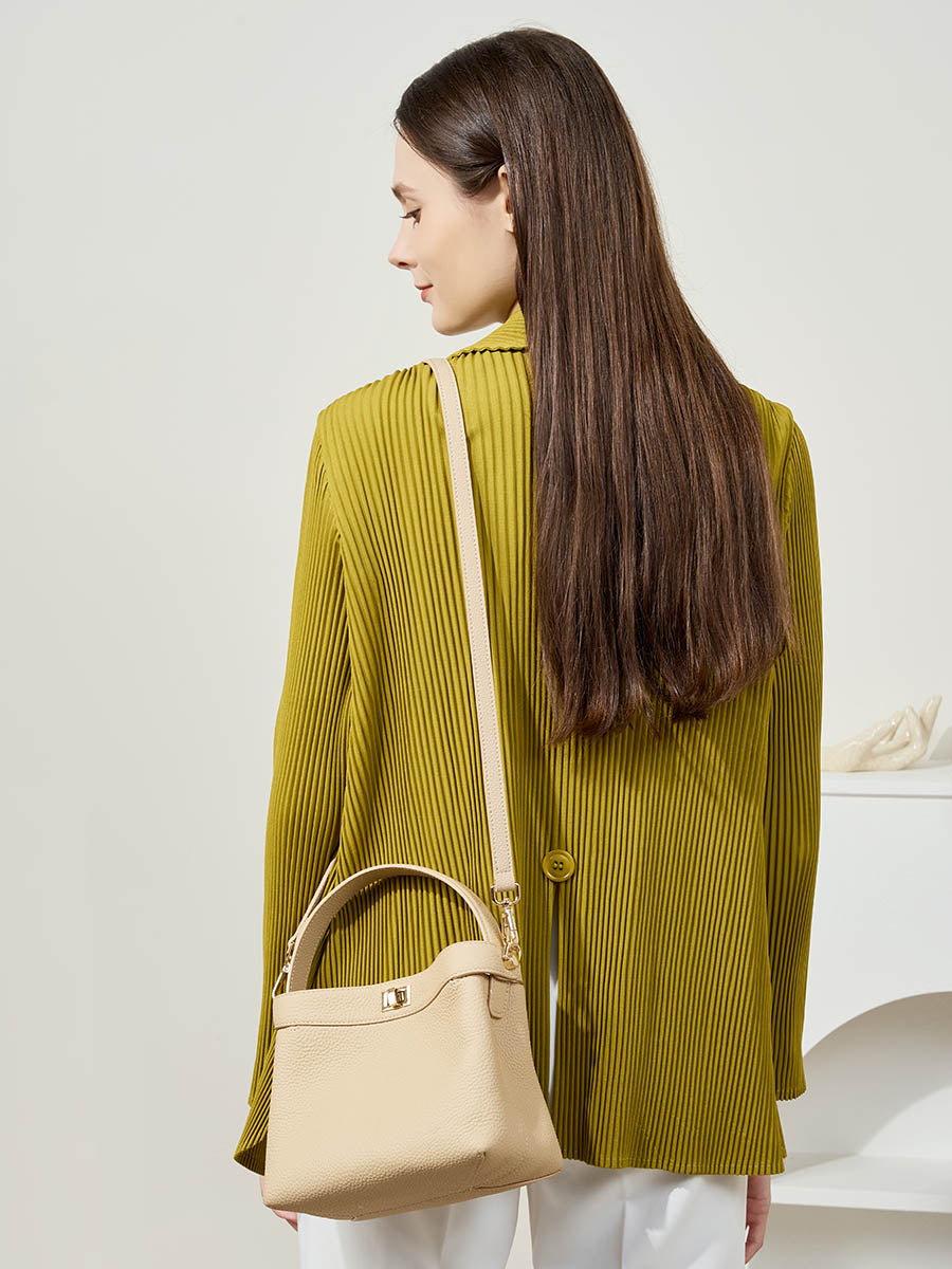 Bucket-shaped Medium Shoulder Bag