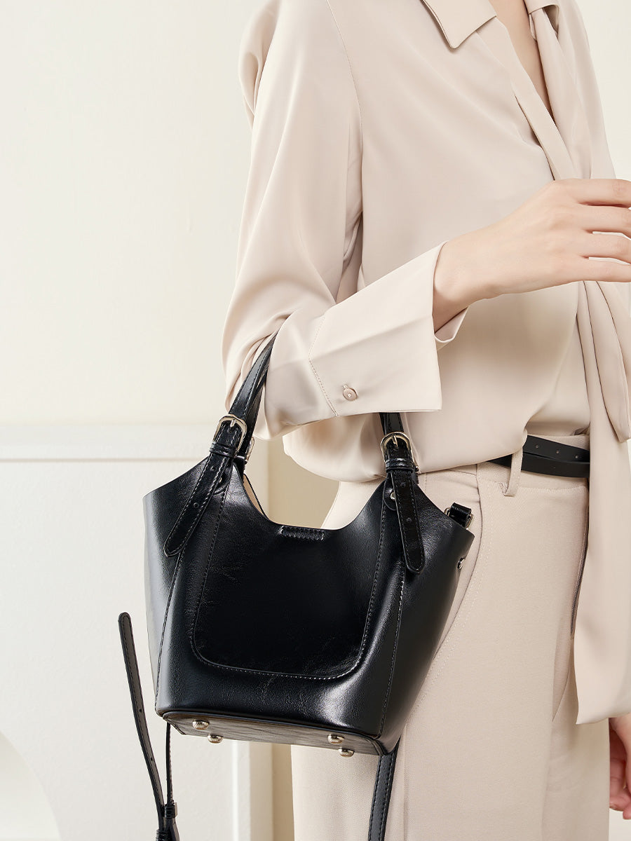 Classic Commuter Bucket Bag