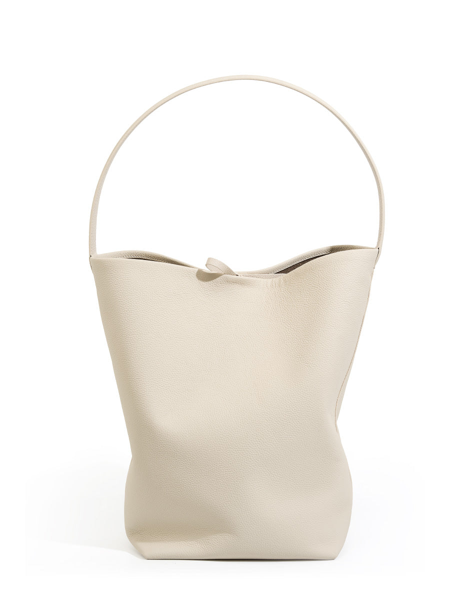Simple Solid Color Bucket Tote Bag